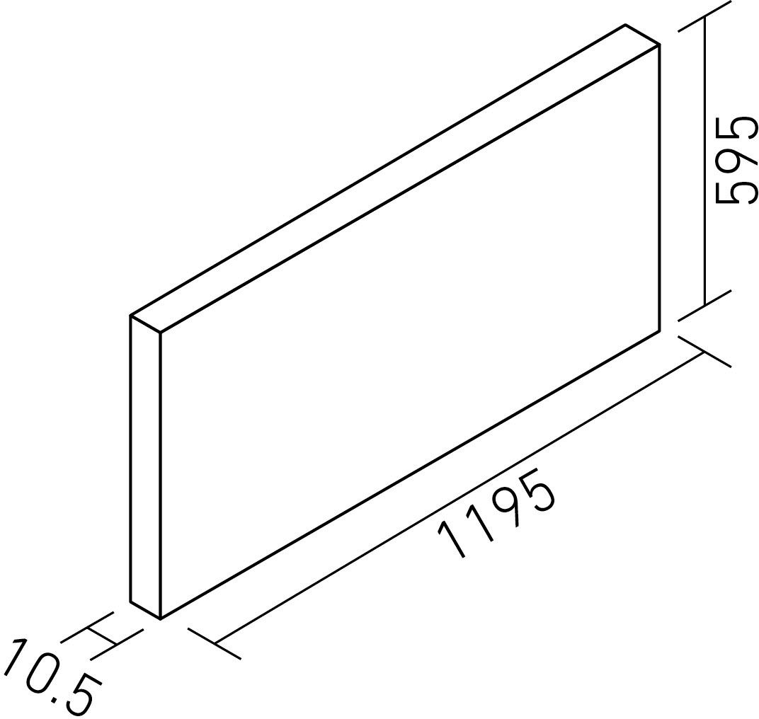 ヴィコレヴァルストリーム_1200X600mm角平(10.5mm厚)_形状図