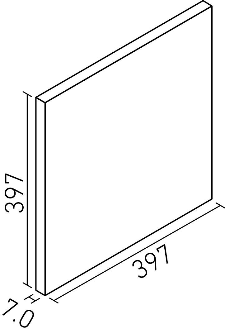 ビターメタル_400mm角平(7.0mm厚)_形状図
