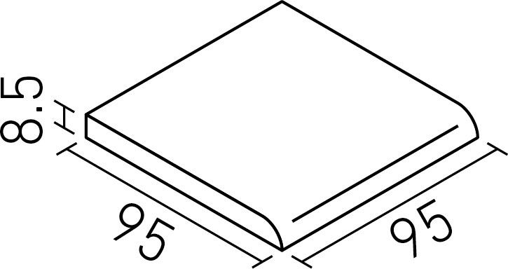 ミルルフロア_100mm角段鼻(8.5mm厚)_形状図