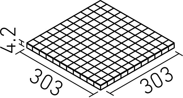 S番モザイク_紙張り(4.2mm厚)_形状図