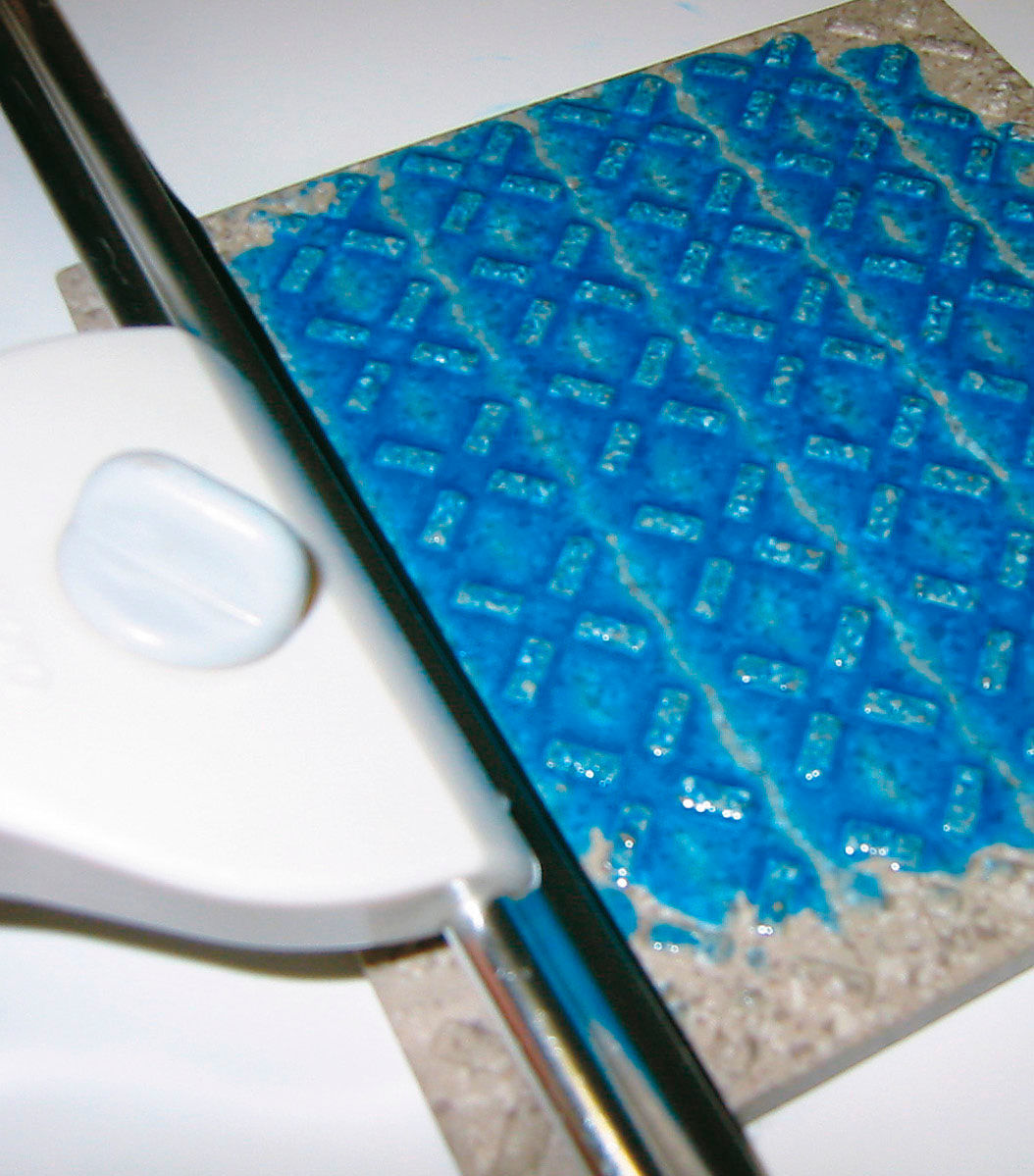 お掃除にも配慮_スロープタイル