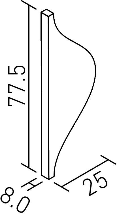 ミックスモザイク_コロリート_78X25半マス(縦型)(8.0mm厚)_形状図