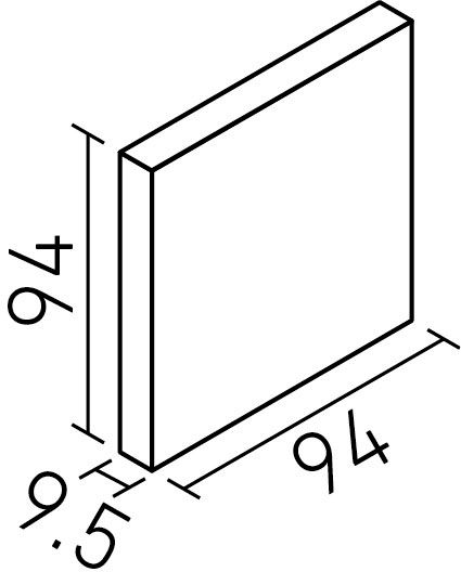 プレーンプラス_100mm角平_形状図