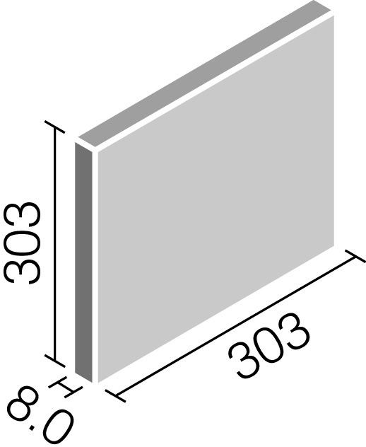 サンティエ_303角(レリーフA)調整用_形状図