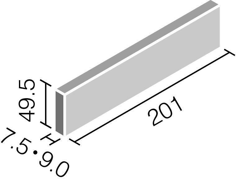 グラナス_ハルト_202×50角平_形状図