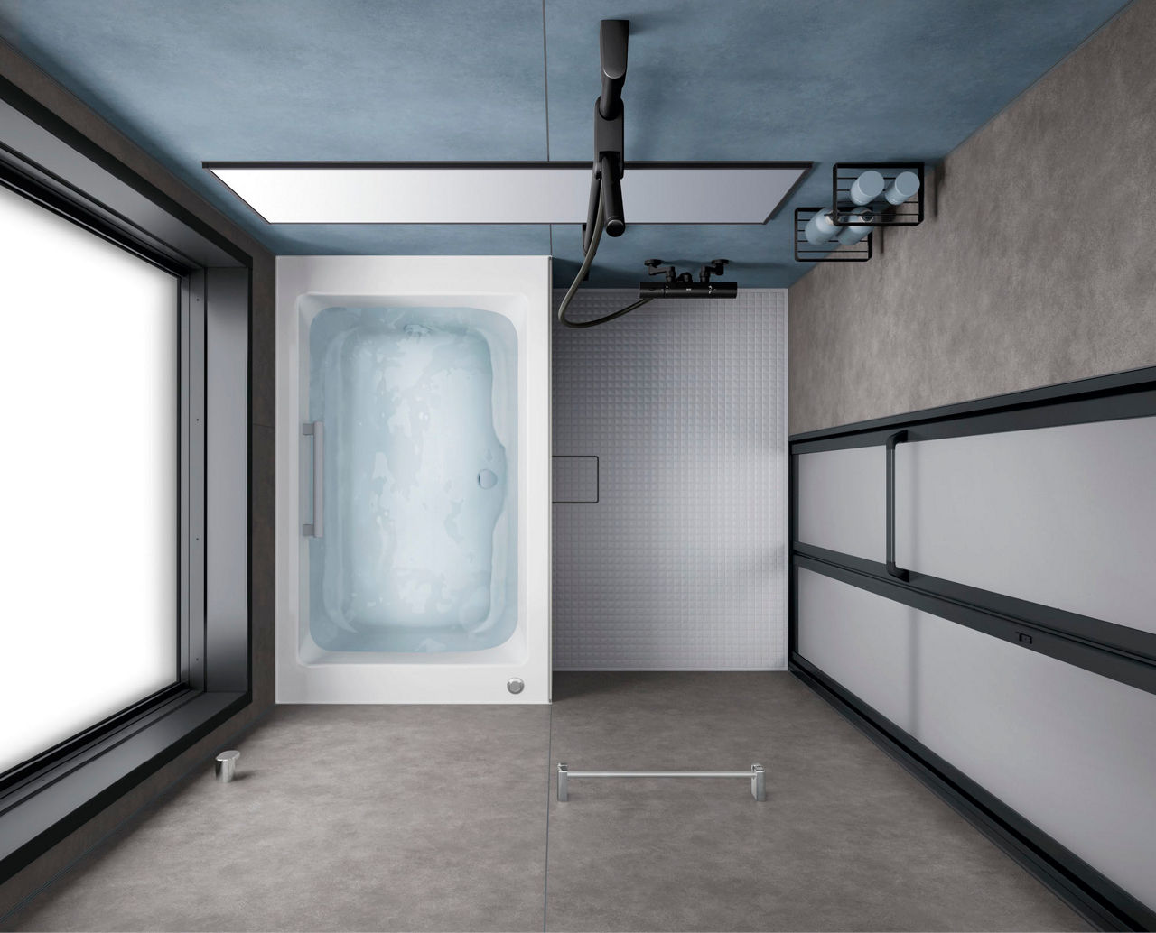 Lifestyle_Bathroom_LideaセットプランM_PLAN_No.BD11B_M1316_0.75坪強サイズ