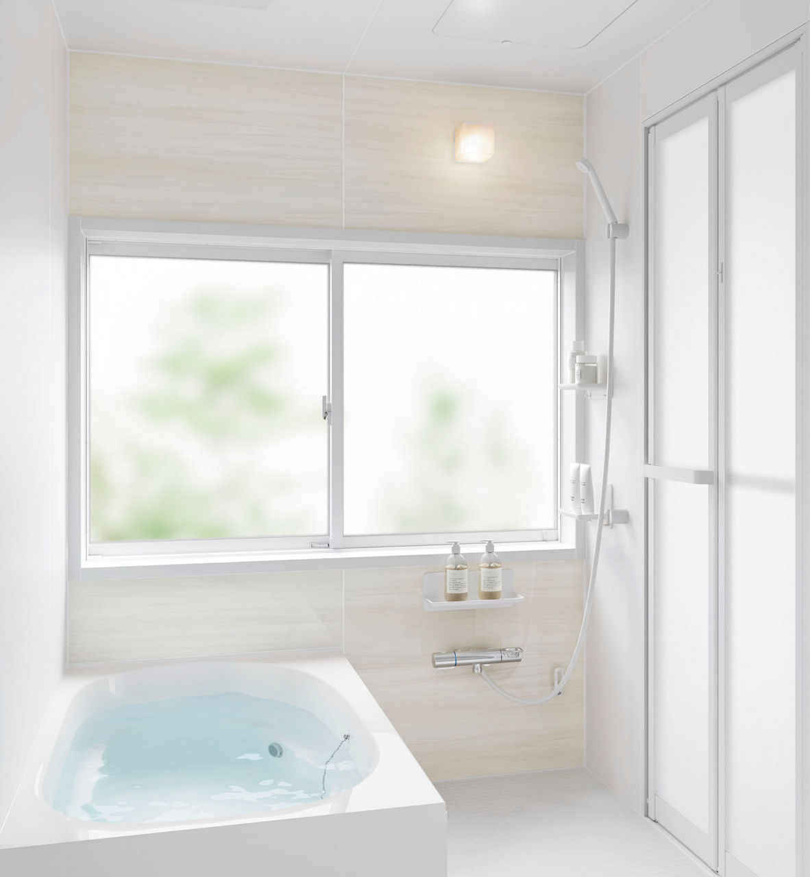 Lifestyle_Bathroom_LideaセットプランC_PLAN_No.BD12B_C1216_0.75坪強サイズ