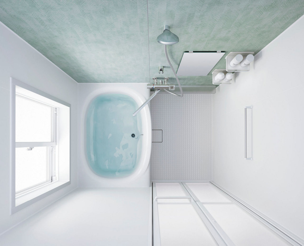 Lifestyle_Bathroom_LideaセットプランC_PLAN_No.BD13B_CS1216_0.75坪強サイズ