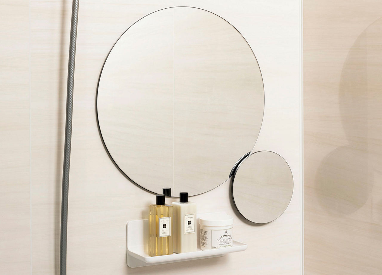 Lifestyle_Bathroom_マグネットアイテム_ミラー_マグネットラウンドミラー