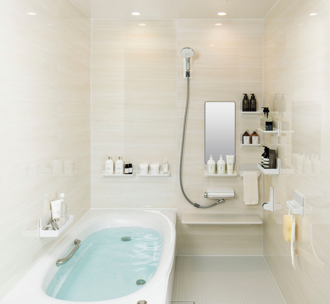 Lifestyle_Bathroom_マグネットアイテム_たっぷり収納