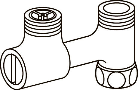 分岐金具_浄水器用分岐金具