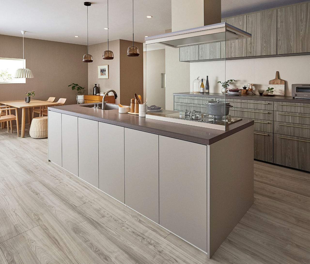 Plan_3_GRACE_STYLE_オープン対面キッチン_センターキッチン_アイランド型