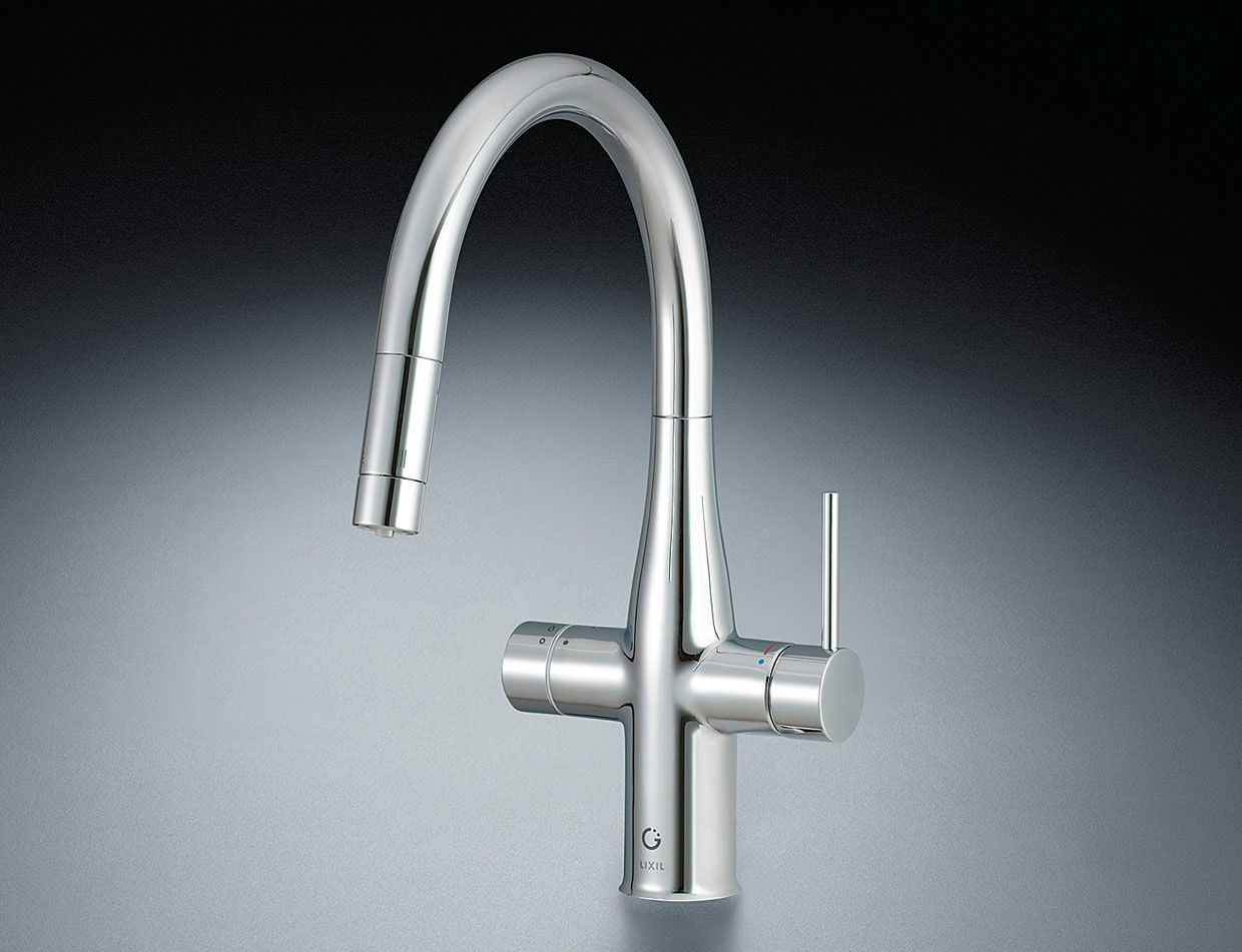 ミネラル浄水栓_Greentap_冷水タイプ・エコハンドル