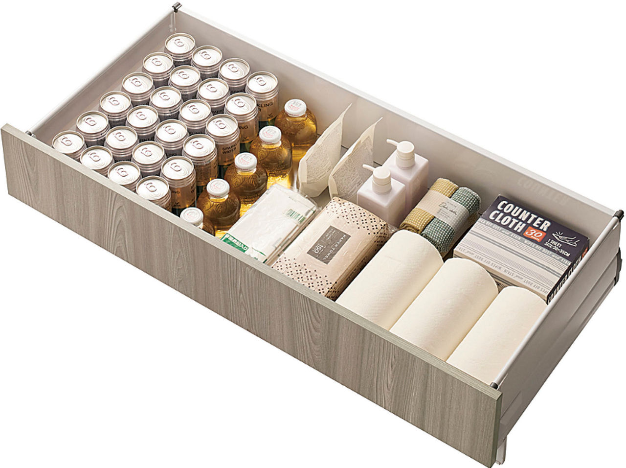 下段引出し_水まわりのエリア