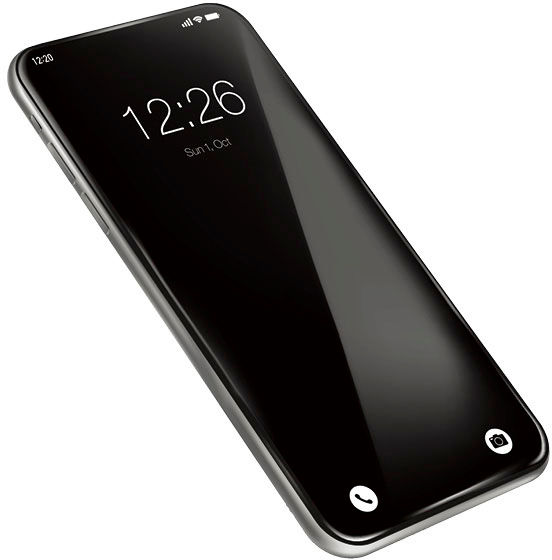 ラウンドデッキ_一時置きしたいものの例_スマートフォン