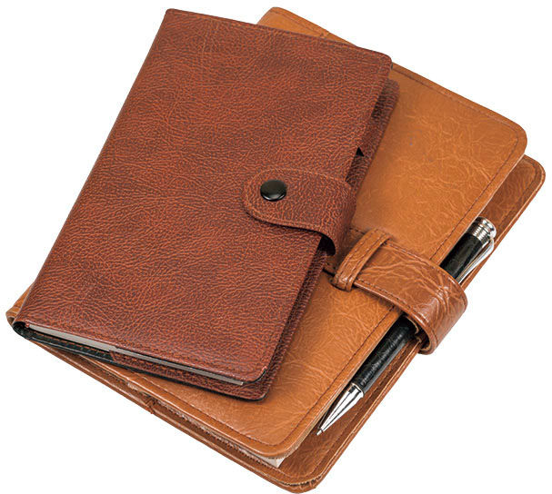 ラウンドデッキ_一時置きしたいものの例_手帳