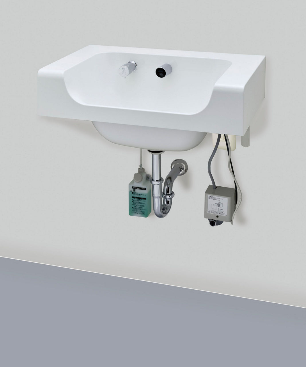 ラウンドデッキボウル_壁固定タイプ