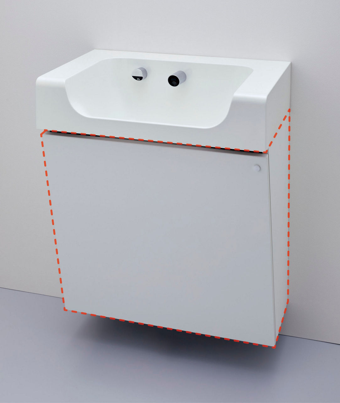 ラウンドデッキボウル_配管カバー