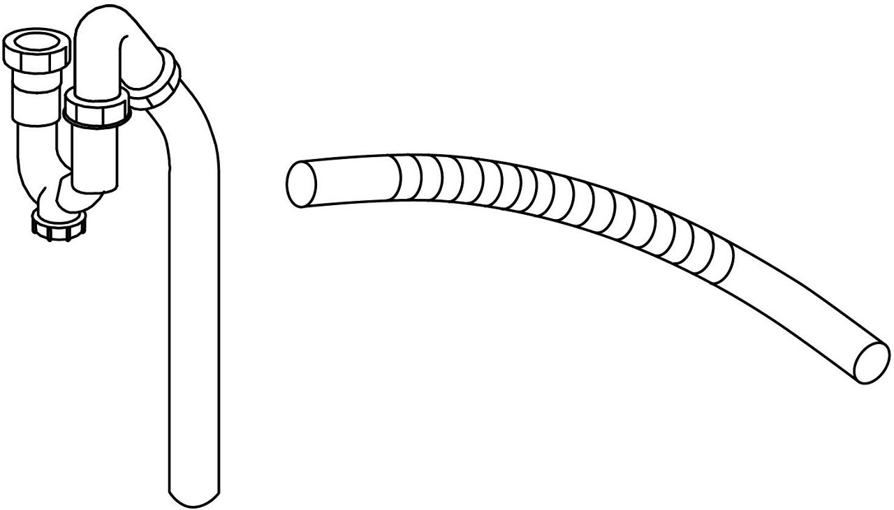 ラウンドデッキボウル_排水リフォームキット_床排水用