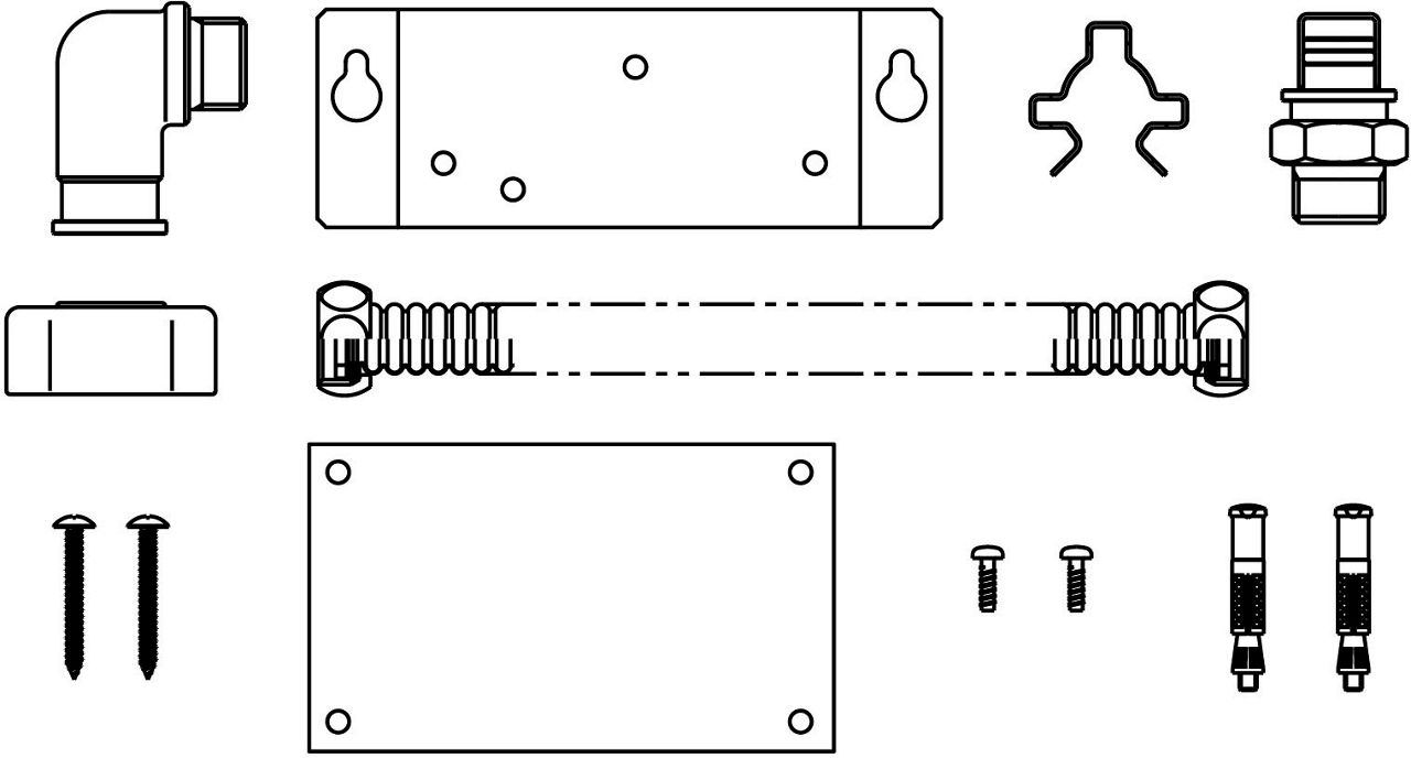 ラウンドデッキボウル_給水リフォームキット_単水栓用