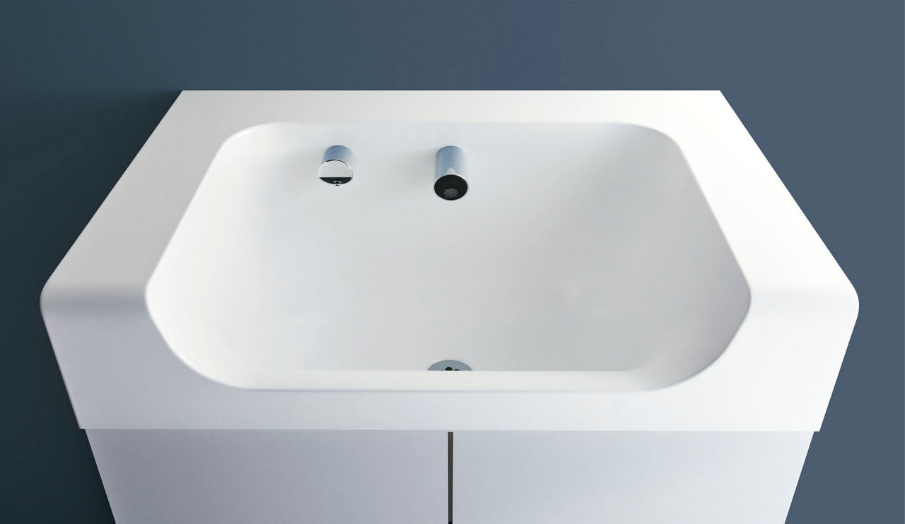 ラウンドデッキボウル_水石けん供給栓あり