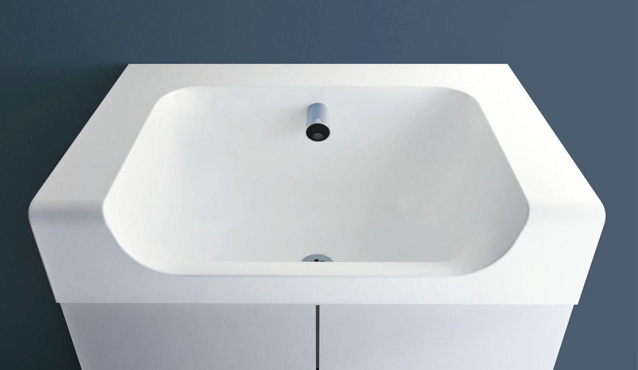 ラウンドデッキボウル_水石けん供給栓なし