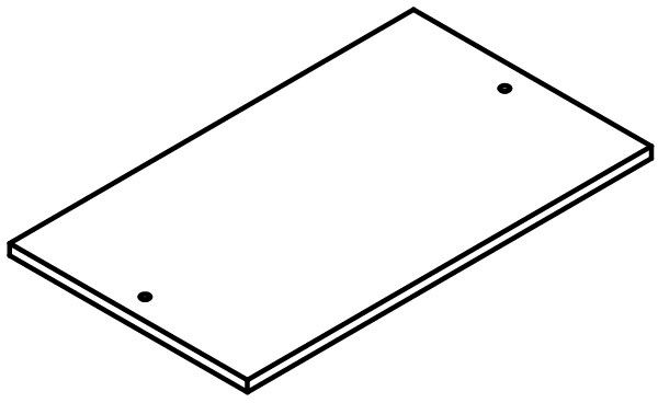 フロントパネル_底板(オプション)_MTP1-K45・MTP1-K50用