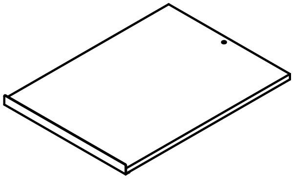 フロントパネル_底板(電気温水器併設タイプ)_MTP1-K45・MTP1-K50用