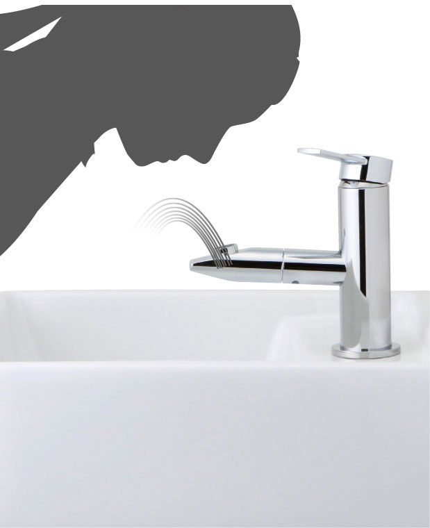 吐水口回転式シングルレバー水栓