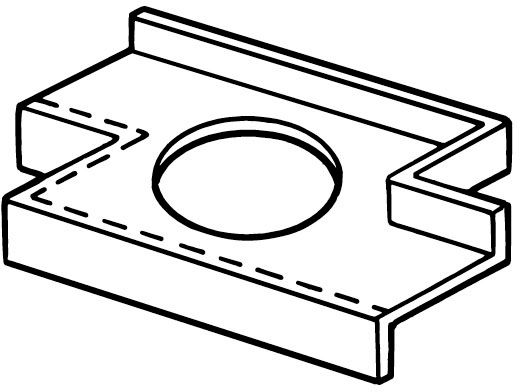 カウンター柱カット