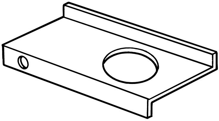 前エプロン穴加工
