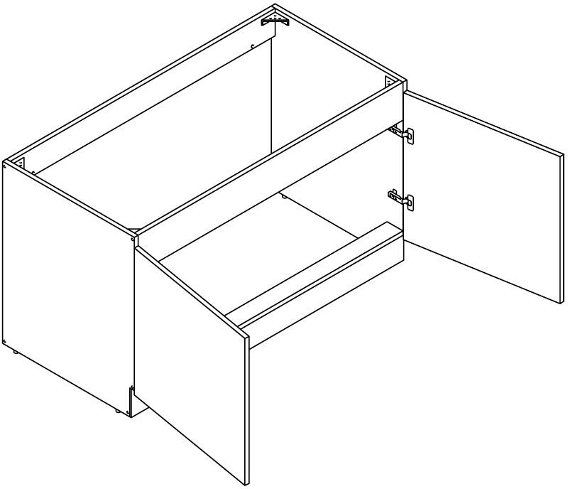 Mタイプ用フロントパネル(扉タイプ)_両扉タイプ