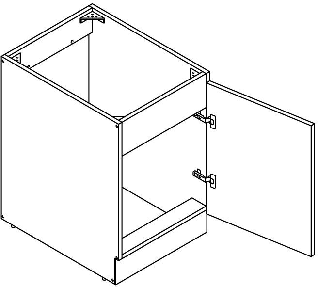 Mタイプ用フロントパネル(扉タイプ)_右扉タイプ(R)