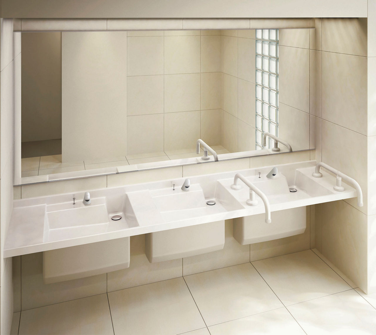 ドゥケア・カウンター_車椅子対応ストレート・フリータイプ