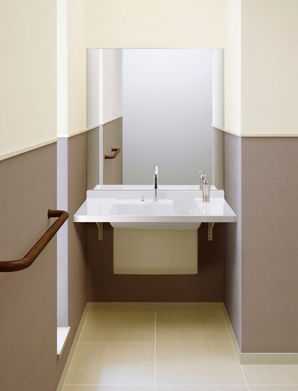 ドゥケア・カウンター_車椅子対応ストレート・フリータイプ