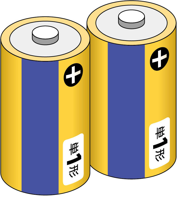 アルカリ乾電池_単1形同梱(2本)