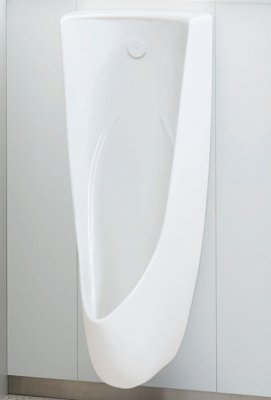 センサー一体形ストール小便器(低リップタイプ)(塩ビ排水管用)_パイパーキラミック