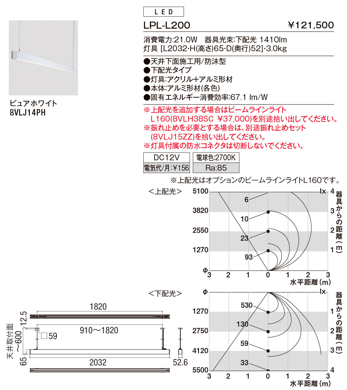 ﾗｲﾝﾍﾟﾝﾀﾞﾝﾄﾗｲﾄ＿ﾗｲﾝﾀｲﾌﾟ＿ＬＰＬ－Ｌ２００＿ﾋﾟｭｱﾎﾜｲﾄ