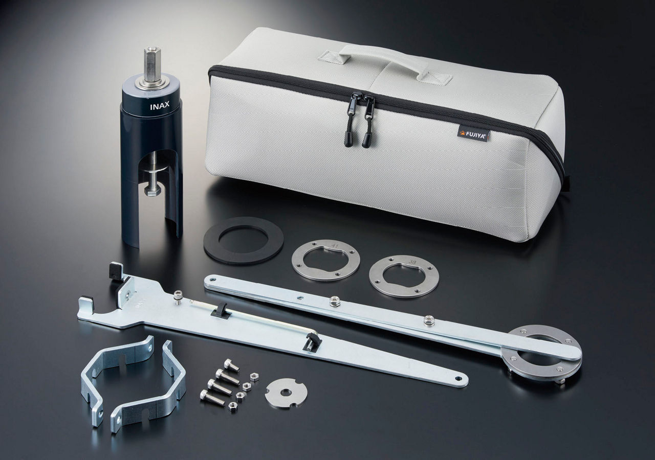 キッチン水栓取外し工具セット(上面施工用)とれマスター