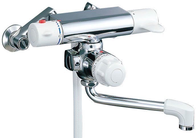 シャワーバス水栓_浴槽･洗い場兼用(壁付タイプ)_サーモスタット