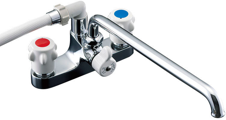 交換用水栓金具_浴槽・洗い場兼用(壁付タイプ)_2ハンドル