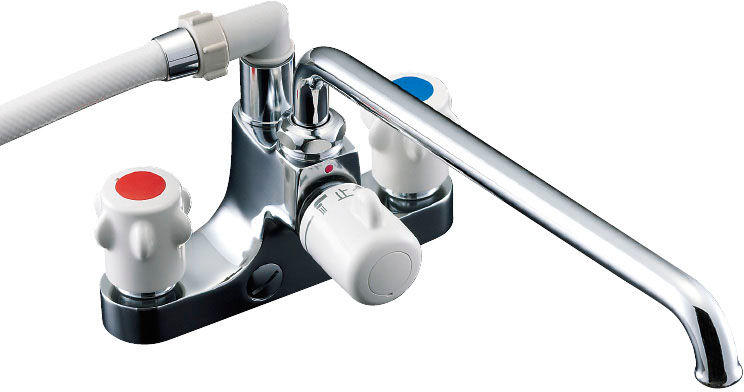 交換用水栓金具_浴槽・洗い場兼用(壁付タイプ)_2ハンドル