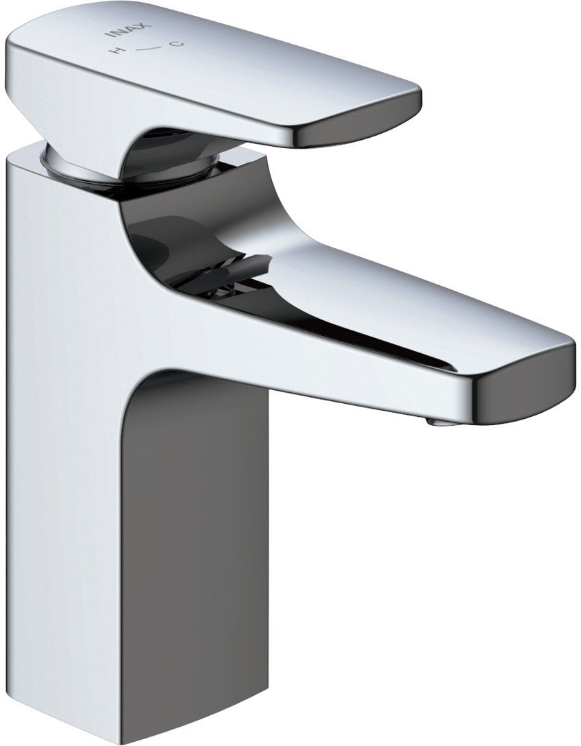 キュビア(エコハンドル)_シングルレバー混合水栓_排水栓なし