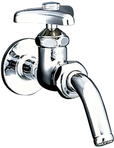 ユーティリティ用水栓_吐水口回転形横水栓