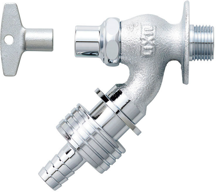 キー式自動接手散水栓