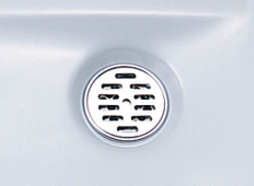 排水管の詰まりを軽減するヘアキャッチャー付｢専用防水パン｣