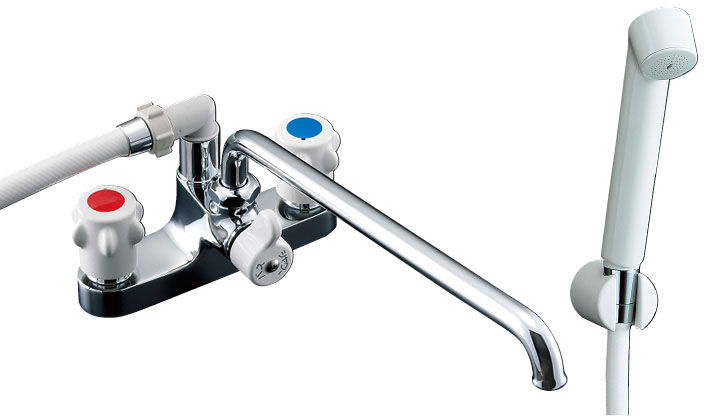 2ハンドルシャワーバス水栓_ホールインワン専用浴槽水栓