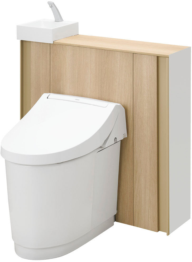 Jフィット_I型標準間口タイプ(手洗付)_アクアセラミック床排水(Sトラップ)_ミドルグレード_H1