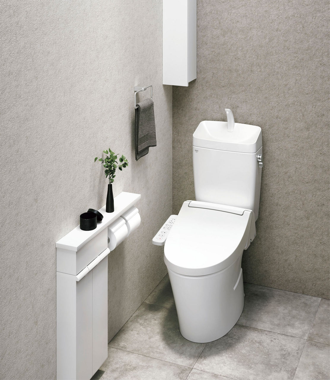 アメージュ便器_0.5坪床上排水手洗付セットプラン