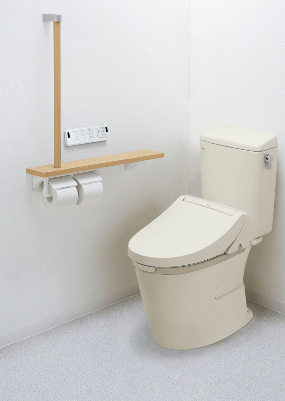 シャワートイレ付補高便座(30mmタイプ)(便器セット、手すり等は別売)